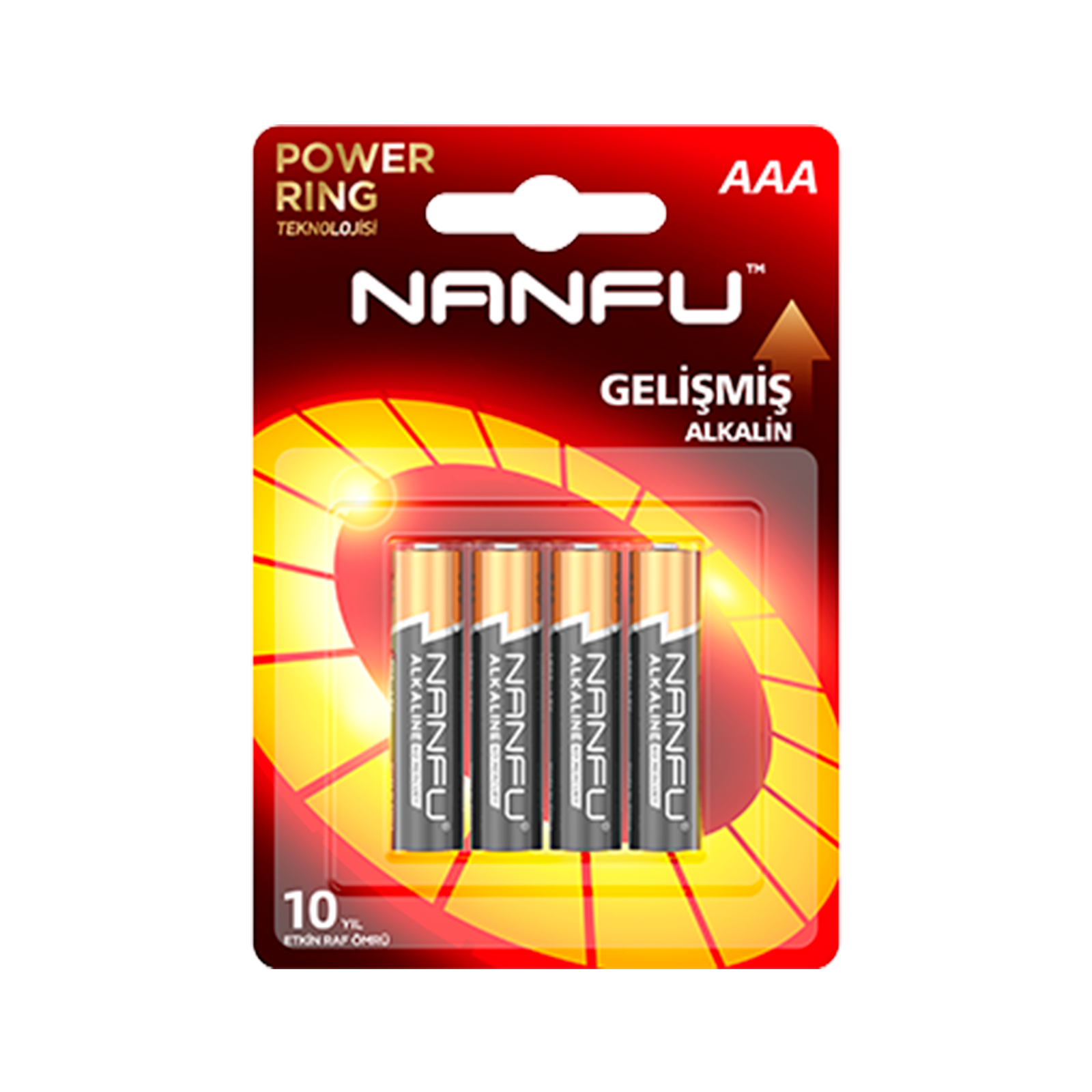 Nanfu 1.5v Alkalin Pil - AAA LR03 (4 Adet) Nanfu 1.5v Alkalin Pil - AAA LR03 (4 Adet)